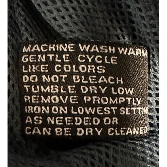 Weatherproof Garment Company Mens Size M Blue Jacket Golf Pullover Lined 1/4 Zip - Picture 8 of 10